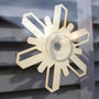 Set Of Wooden Snowflakes Window Decorations, thumbnail 4 of 7