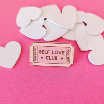 Self Love Club Enamel Pin, 3 of 4