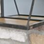 Retro Industrial Wall Mirror With Shelf, thumbnail 3 of 3
