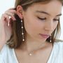 Long Freshwater Pearl Earrings, thumbnail 6 of 7