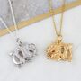 Personalised Silver Or Gold Dragon Zodiac Necklace, thumbnail 2 of 6
