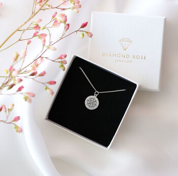 New Chapter Gift, Sterling Silver Compass Necklace, 10 of 11