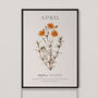 Birth Flower Wall Print 'Daisy' For April, thumbnail 3 of 9