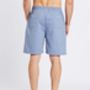Men's Garrison Blue Herringbone Pyjama Shorts, thumbnail 2 of 3