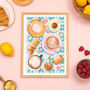 Coffee And Pastries Print, thumbnail 1 of 4