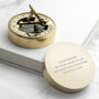 Personalised Graduation Brass Sundial Compass, thumbnail 1 of 3