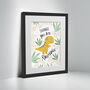 Personalised Dinosaur Children’s Nursery Framed Print, thumbnail 4 of 10