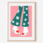 'Boogie Nights' Star Flairs Wall Art Print, thumbnail 3 of 3