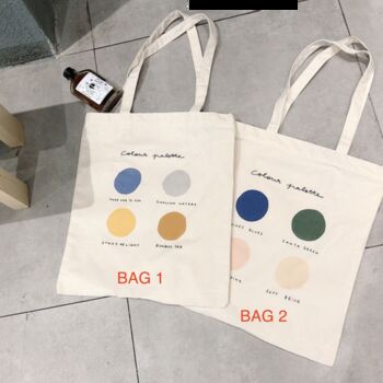 Original Cotton Colour Palette Tote Bag, 2 of 7
