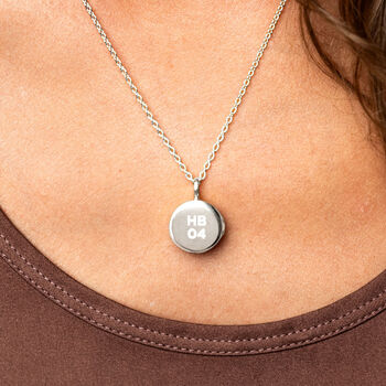 Personalised Little Drum 925 Sterling Silver Locket, 8 of 10