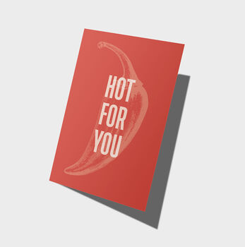 Hot For You Chilli Pepper Card | Love And Anniversary, 4 of 4
