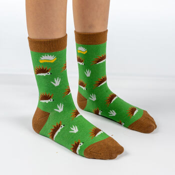 Kids Bamboo Socks | Hedgehog Socks | Sustainable Socks, 2 of 4