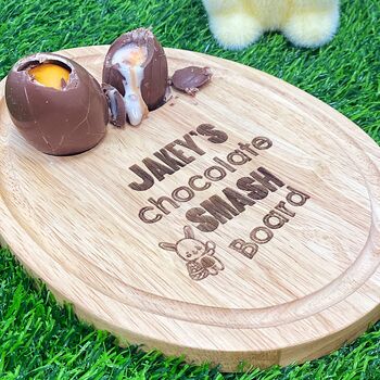 Personalised Egg Chocolate Smash Board, 3 of 4