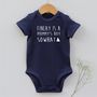 Personalised Mummy's Boy So What Baby Body Vest, thumbnail 1 of 12