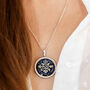 Sixpence Enamel Coin Necklace, thumbnail 1 of 5