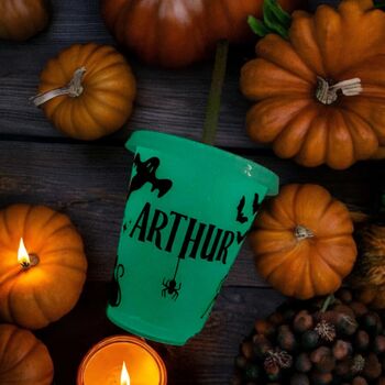 Personalised Halloween Children's Cold Cup, 2 of 4