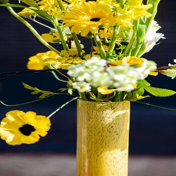 Meryna Glass Flowervase Stylish Centrepiece By Dut Z, 3 of 8