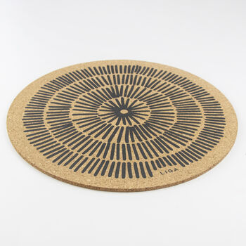 Cork Max Placemat Set Of Two | Sandy Lines, 5 of 9