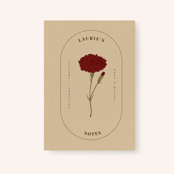 Personalised Birth Flower Notebook, 11 of 11