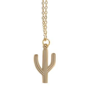Cactus Necklace And Greeting Card, 2 of 6
