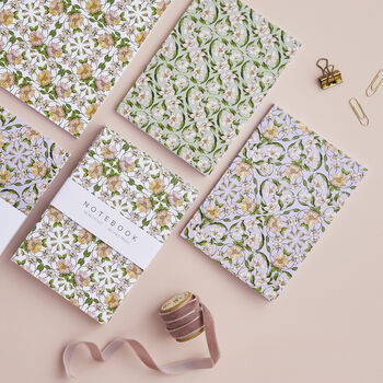 'Flora Nouveau' Collection A6 Set Of Three Notebooks, 3 of 4