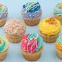 Blue And Rainbow Cupcakes Box By Lola's Cupcakes, thumbnail 2 of 7