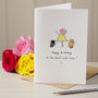 Personalised 'Button Pet' Handmade Birthday Card, thumbnail 2 of 6