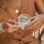 Personalised Birthstone Aura Magic Mixed Metal Spinning Ring, thumbnail 4 of 12