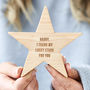 Personalised Wooden Token Star, thumbnail 1 of 2