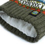 Greenland Nordic Knit Reflective Super Bobble Hat, thumbnail 3 of 3