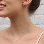 18ct Gold Plated Lightning Stud Earrings, thumbnail 3 of 7