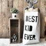'Best Kid Ever' Paper Storage Bag, thumbnail 1 of 2