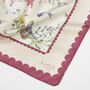 Running Bunny Toile Square Scarf, thumbnail 4 of 4