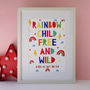Personalised Rainbow Child Print, thumbnail 4 of 7