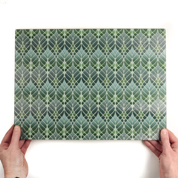 Interwoven Trees Kitchen Trivet Muted Greens, 3 of 11