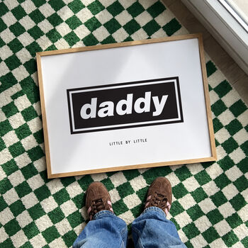 Personalised Dad Rock ‘N’ Roll Star Print | Oasis Inspired Father’s Day Gift, 3 of 3