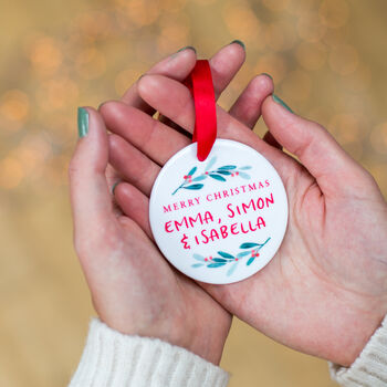 Personalised Christmas Names Decoration, 3 of 3