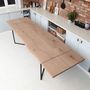 Infinity Extendable Solid Oak Dining Table, thumbnail 1 of 3