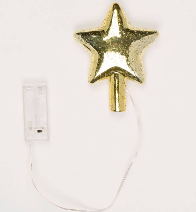 Gold LED Light Up Star Tree Topper By TheLittleBoysRoom