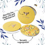 Yellow Bee Happy Bee Embellished Compact Mirror • Perfect Gift • Gift Boxed • Travel Friendly • Handbag Accessory • Ladies Gift • Vacation, thumbnail 2 of 5