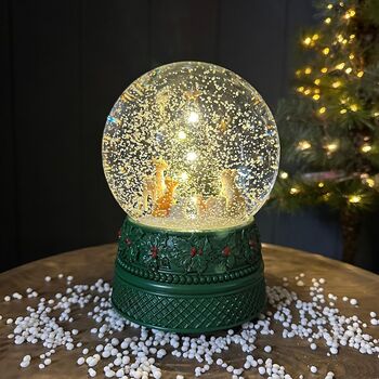 Music And Lights Christmas Tree Snowglobe, 2 of 3