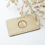 90th Birthday 1936 Farthing Personalised Wallet Card, thumbnail 2 of 6