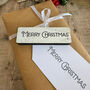Merry Christmas Large Rubber Stamp For Crafting, thumbnail 6 of 6