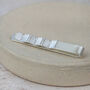 Sterling Silver Cornish Themed Tie Slide, thumbnail 4 of 5