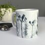 Personalised Mug With Handmade Grasslands Print, thumbnail 2 of 12