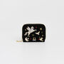 Black Celestial Velvet Embroidered Purse Small, thumbnail 1 of 7