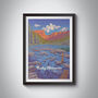 Rocky Mountain National Park Travel Poster Art Print, thumbnail 1 of 8