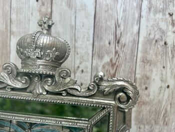 Silver Crown Photo Frame 4x6 Inch Elegant Silver Frame Gift, 7 of 8