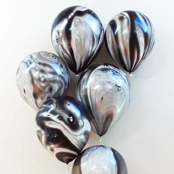 Set Of Eight Marble Balloons, 9 of 9