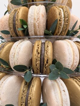 Golden Christmas Macaron Tower Centrepiece, 6 of 6